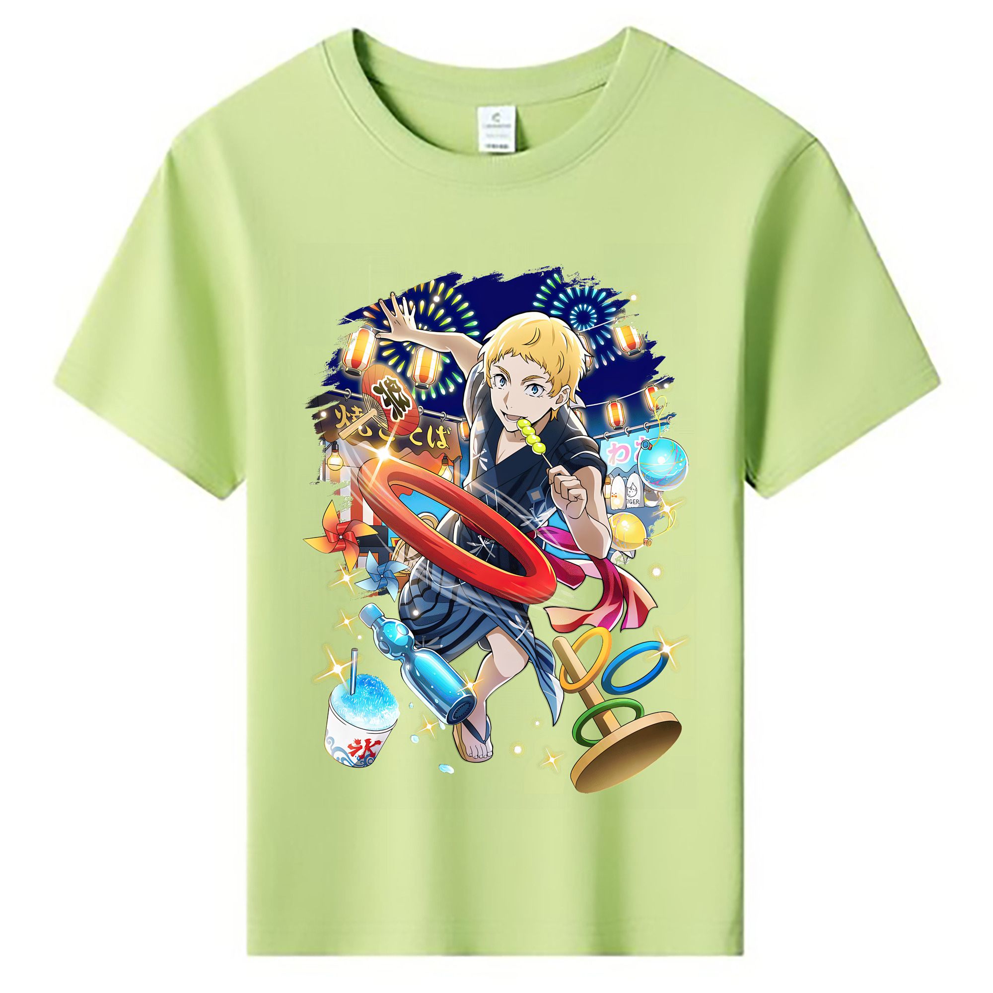 （画像用） 文豪ストレイドッグス Bungo Stray Dogs 綿100％キッズTシャツ（フロントプリント）